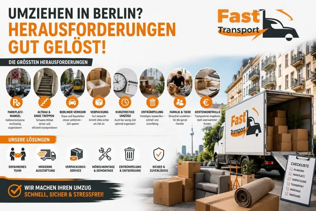 Herausforderungen beim Umzug in Berlin
